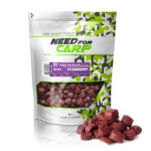 Shelf Life Pellets 1kg Big MIX 12+14mm - PlumBerry NFP14PB фото