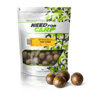 Boilies Soluble 1kg - Pop Corn NFBSPC фото